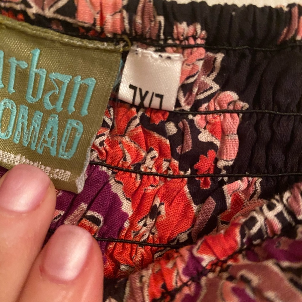 Urban Nomad floral bell bottoms
